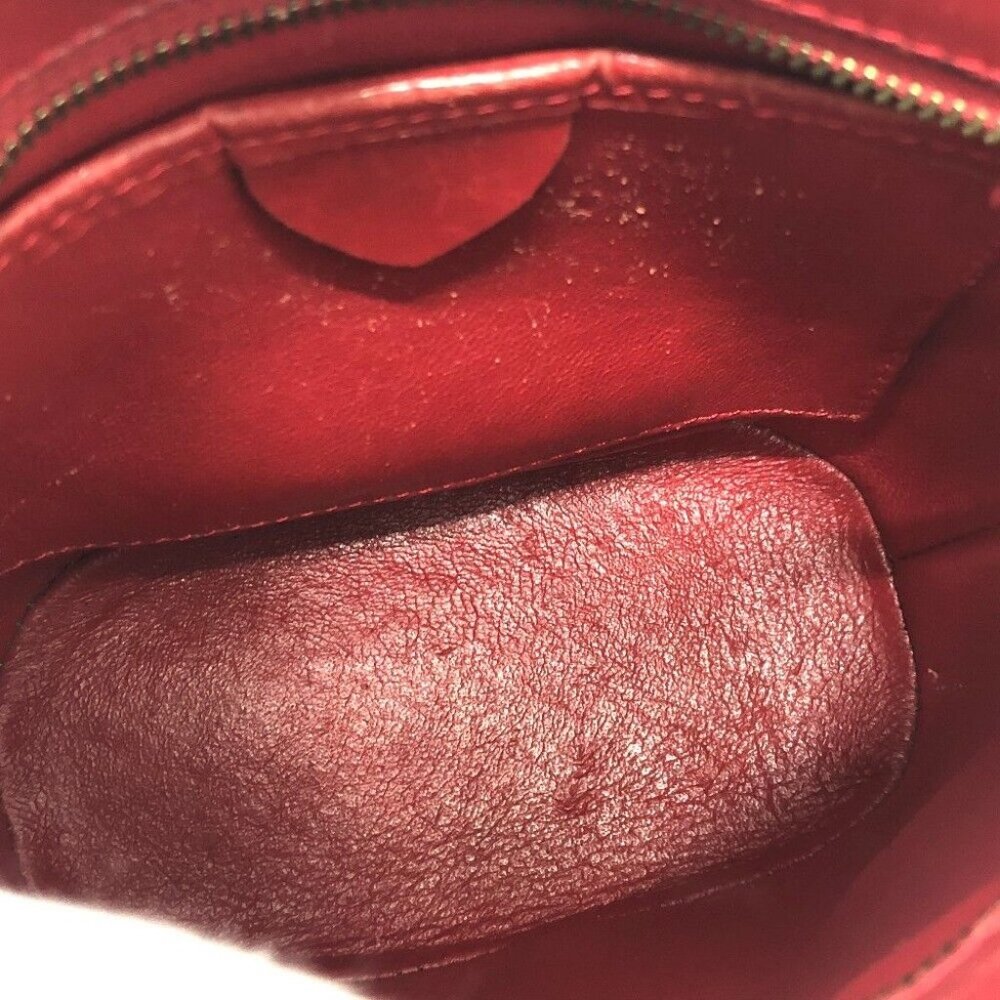CELINE Mini tote Bag Hand Bag Leather Red - Picture 6 of 12